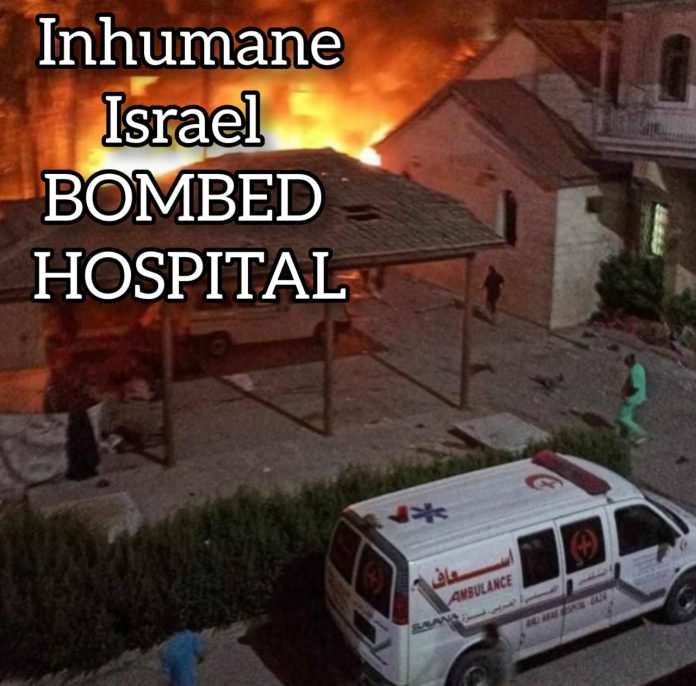 Israel bombed Hospital