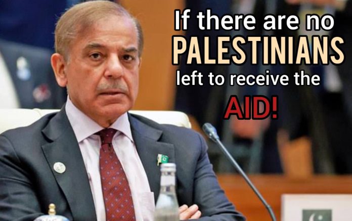 shahbaz Sharif talked about Gaza