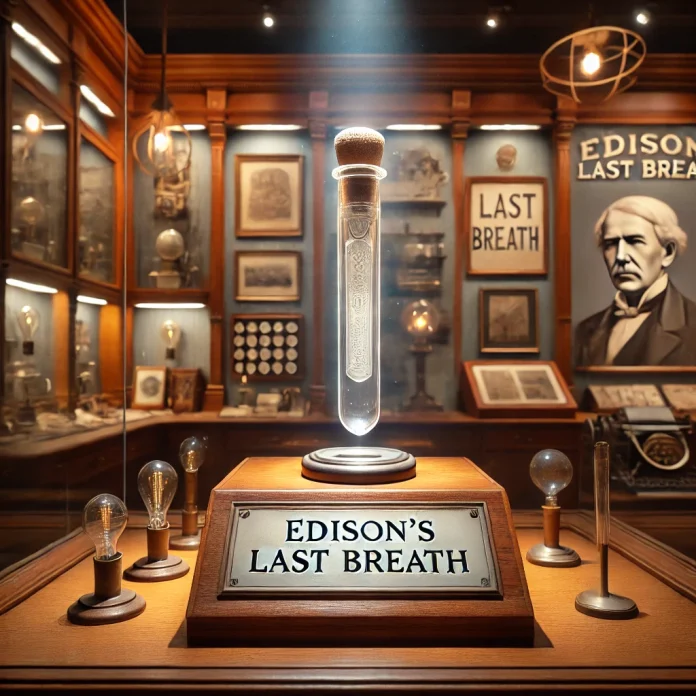 Thomas Edison's Last breath