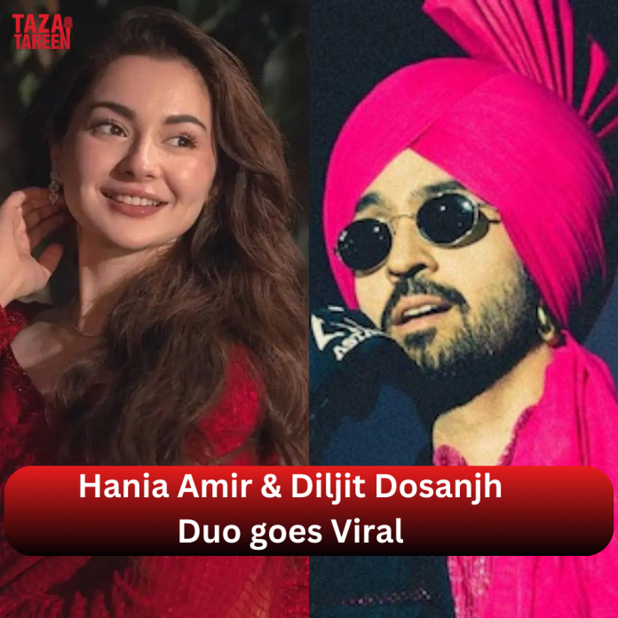 Hania Amir & Diljit Dosanjh in Sardaar Ji 3